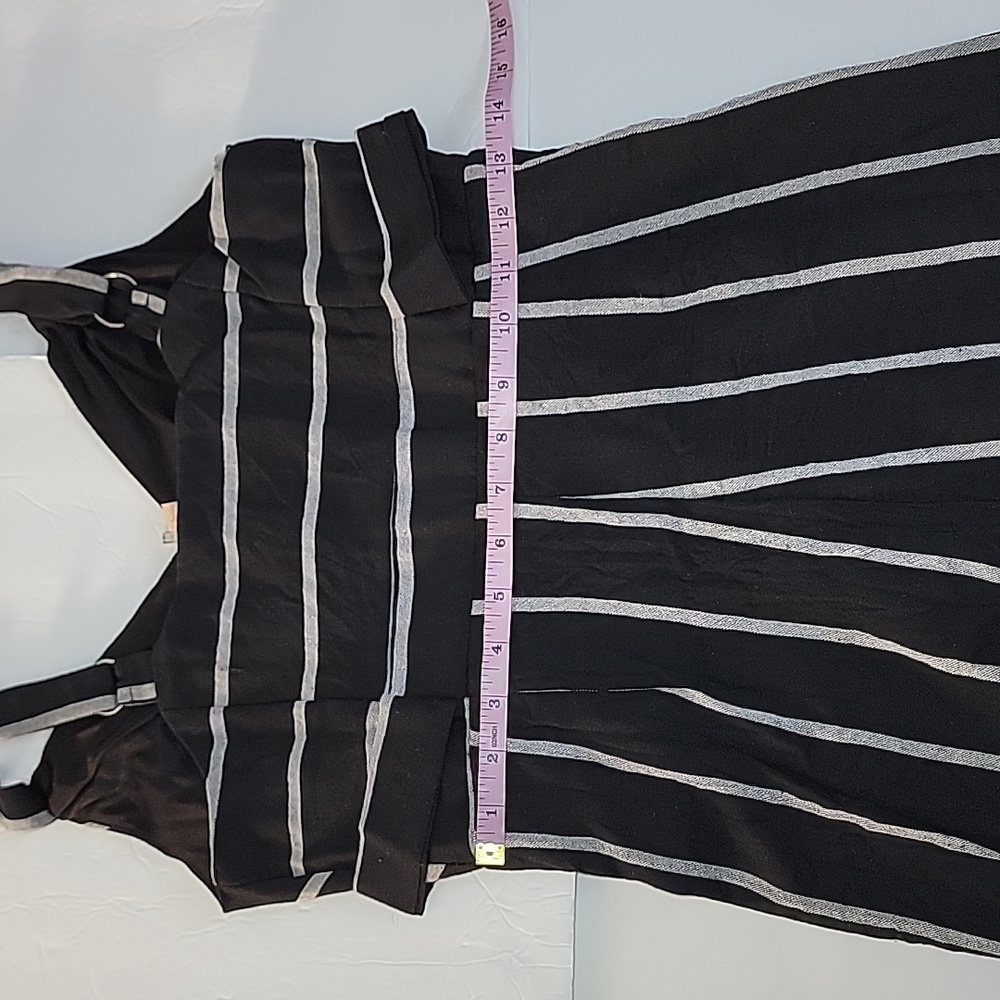 BUCKLE WOMEN'S STRIPED CROP JUMPSUIT/ S. - Picture 9 of 11